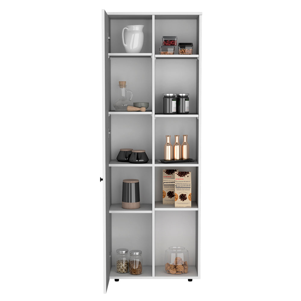 Multistorage Kitchen Pantry Lane, Kitchen, White - Stylish and Space-Saving Storage Solution, Goodies N Stuff