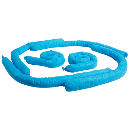 VEVOR Universal Absorbent Sock, Water Absorbing Snake 20 Gal Capacity, 3" x 47.24" Mildew-Resistant Spill Control Sock, 12 pcs, Goodies N Stuff