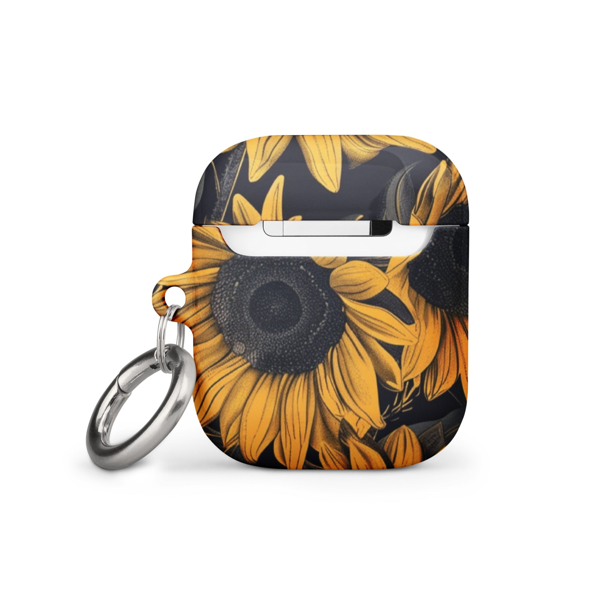 Sunflower Black Case for AirPods, Goodies N Stuff