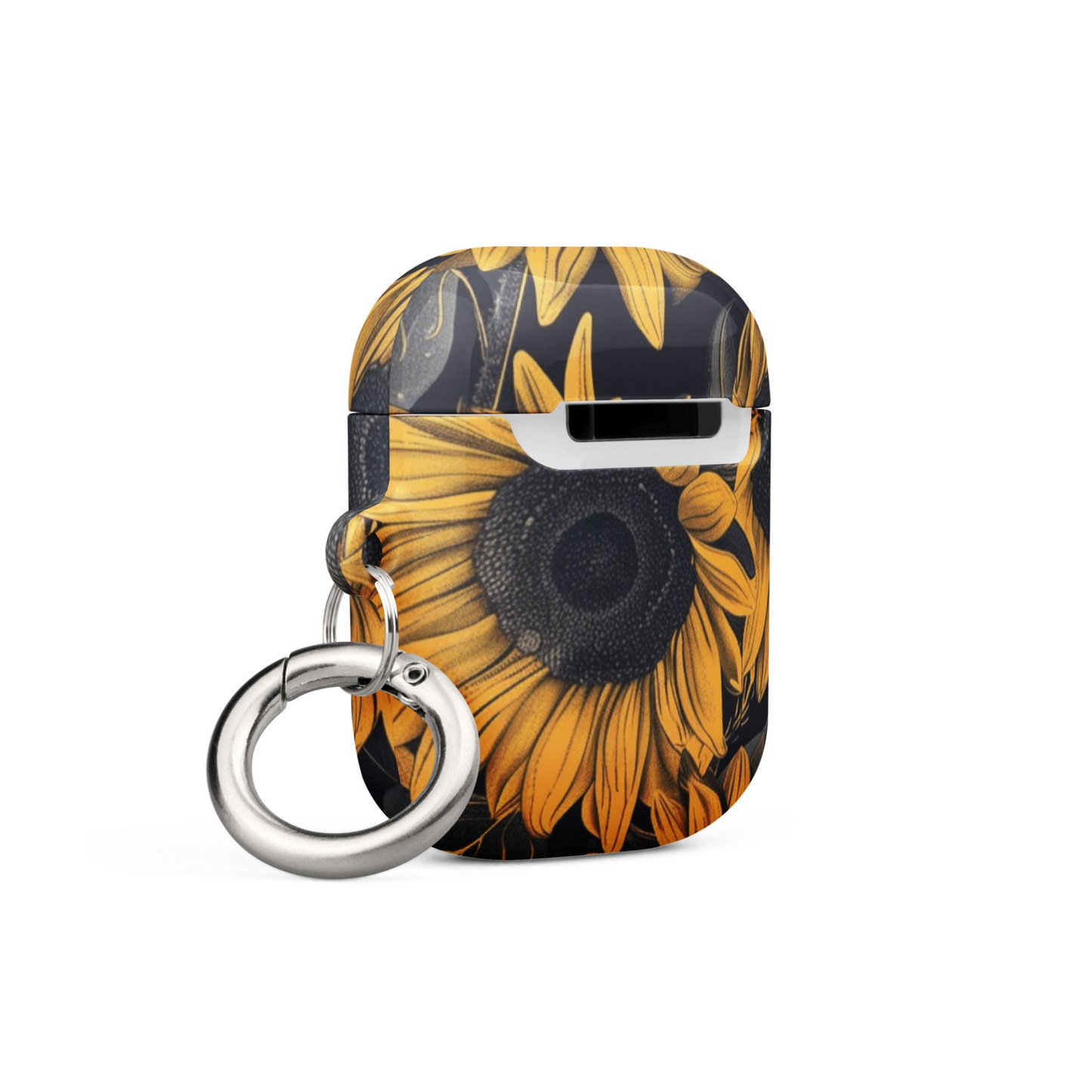 Sunflower Black Case for AirPods, Goodies N Stuff