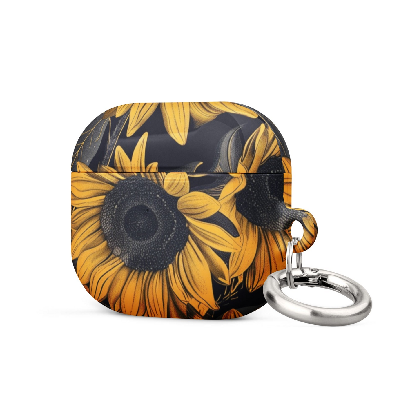 Sunflower Black Case for AirPods, Goodies N Stuff