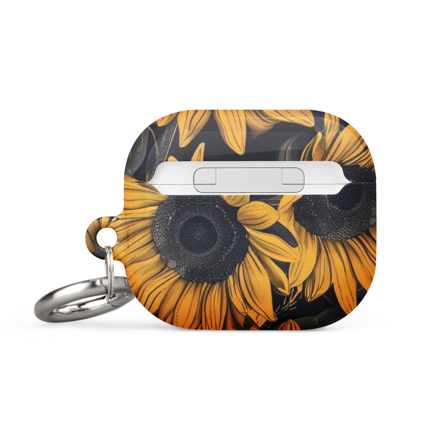 Sunflower Black Case for AirPods, Goodies N Stuff