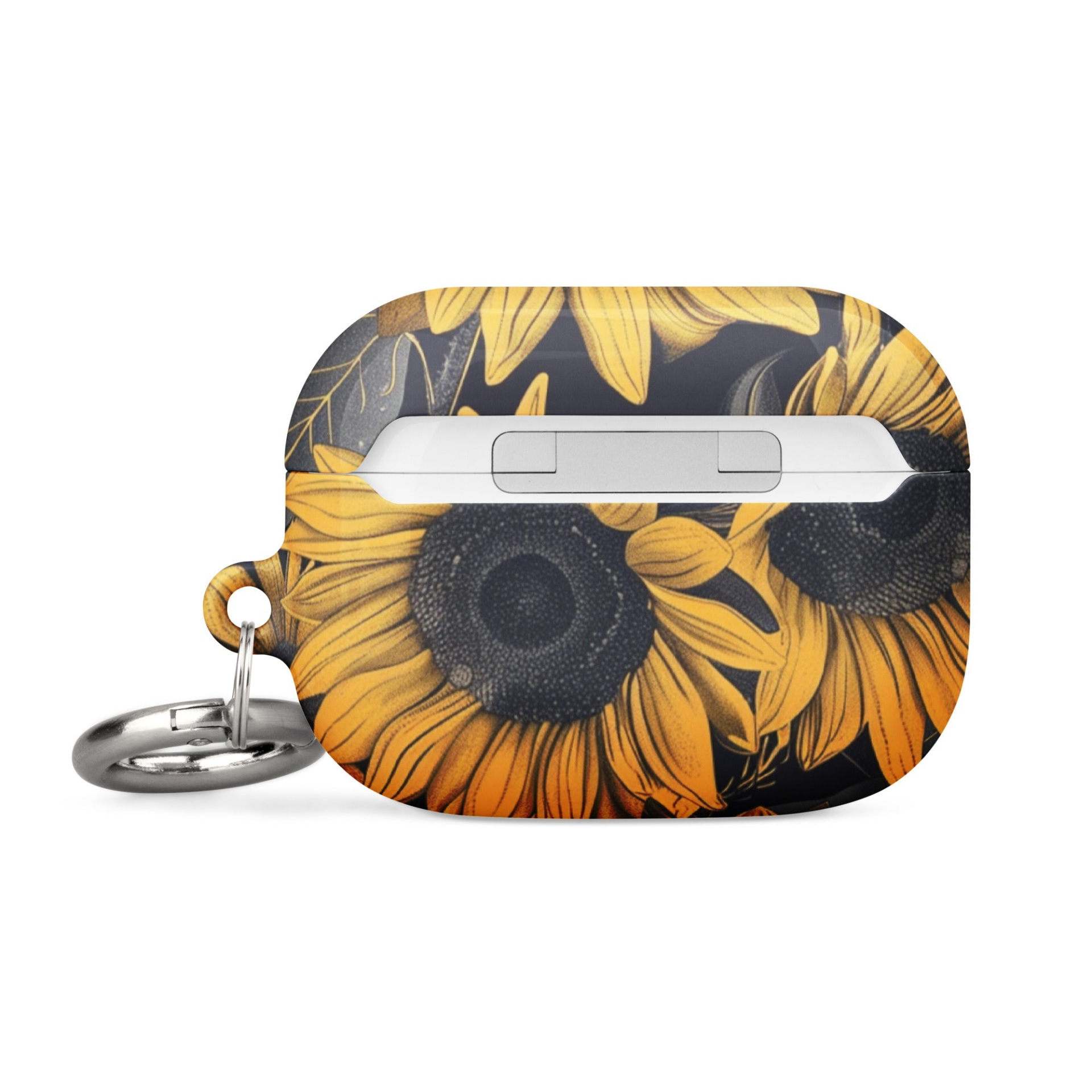 Sunflower Black Case for AirPods, Goodies N Stuff