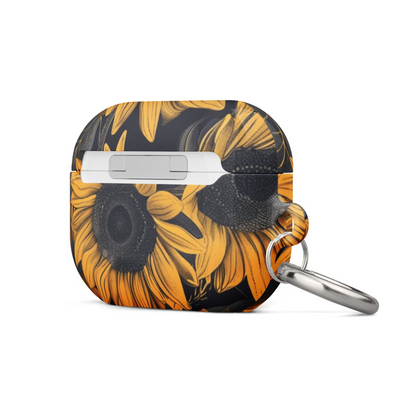 Sunflower Black Case for AirPods, Goodies N Stuff