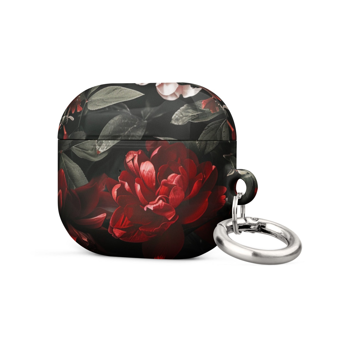 Pink Red Floral Case for AirPods