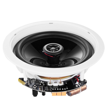 VEVOR 6.5'' Bluetooth in Ceiling Speakers, 150W, Flush Mount Ceiling & in-Wall Speaker System with 8ΩImpedance 89dB Sensitivity, for Home Kitchen Living Room Bedroom or Covered Outdoor Porches, Single, Goodies N Stuff
