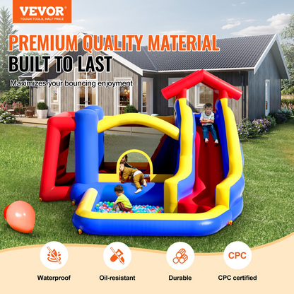 VEVOR Inflatable Bounce House | Outdoor Playhouse Trampoline for Kids, Goodies N Stuff