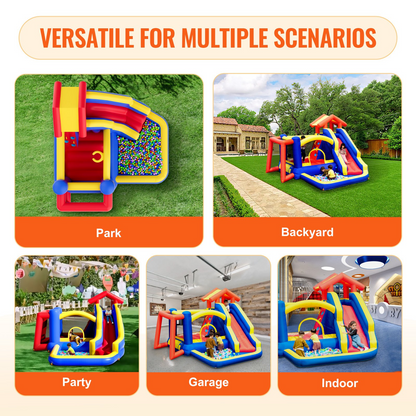 VEVOR Inflatable Bounce House | Outdoor Playhouse Trampoline for Kids, Goodies N Stuff