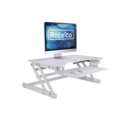Rocelco 32" Height Adjustable Standing Desk, Goodies N Stuff