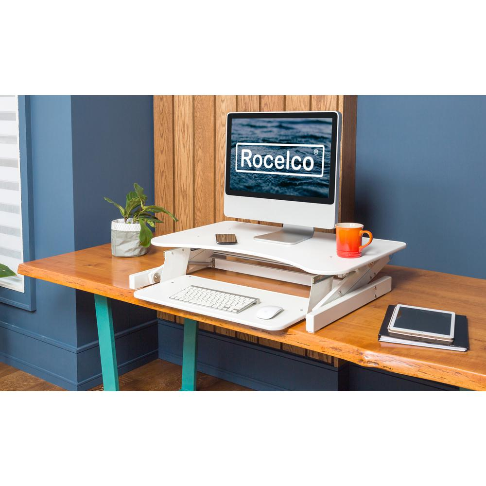 Rocelco 32" Height Adjustable Standing Desk, Goodies N Stuff