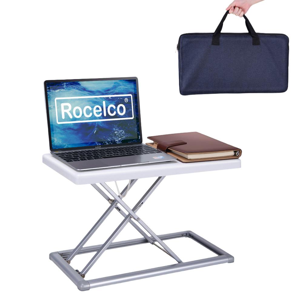 Rocelco 19" Portable Standing Desk Riser, Goodies N Stuff