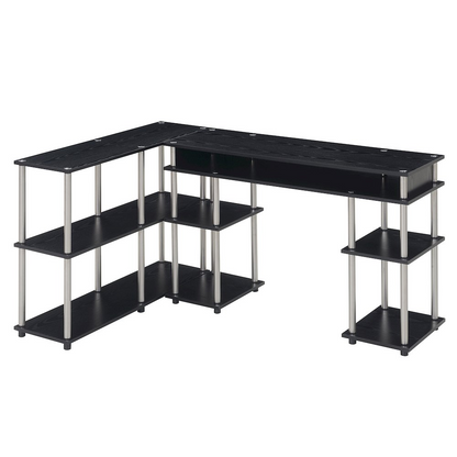 Designs2Go No Tools Desk and Console Table Set, Goodies N Stuff