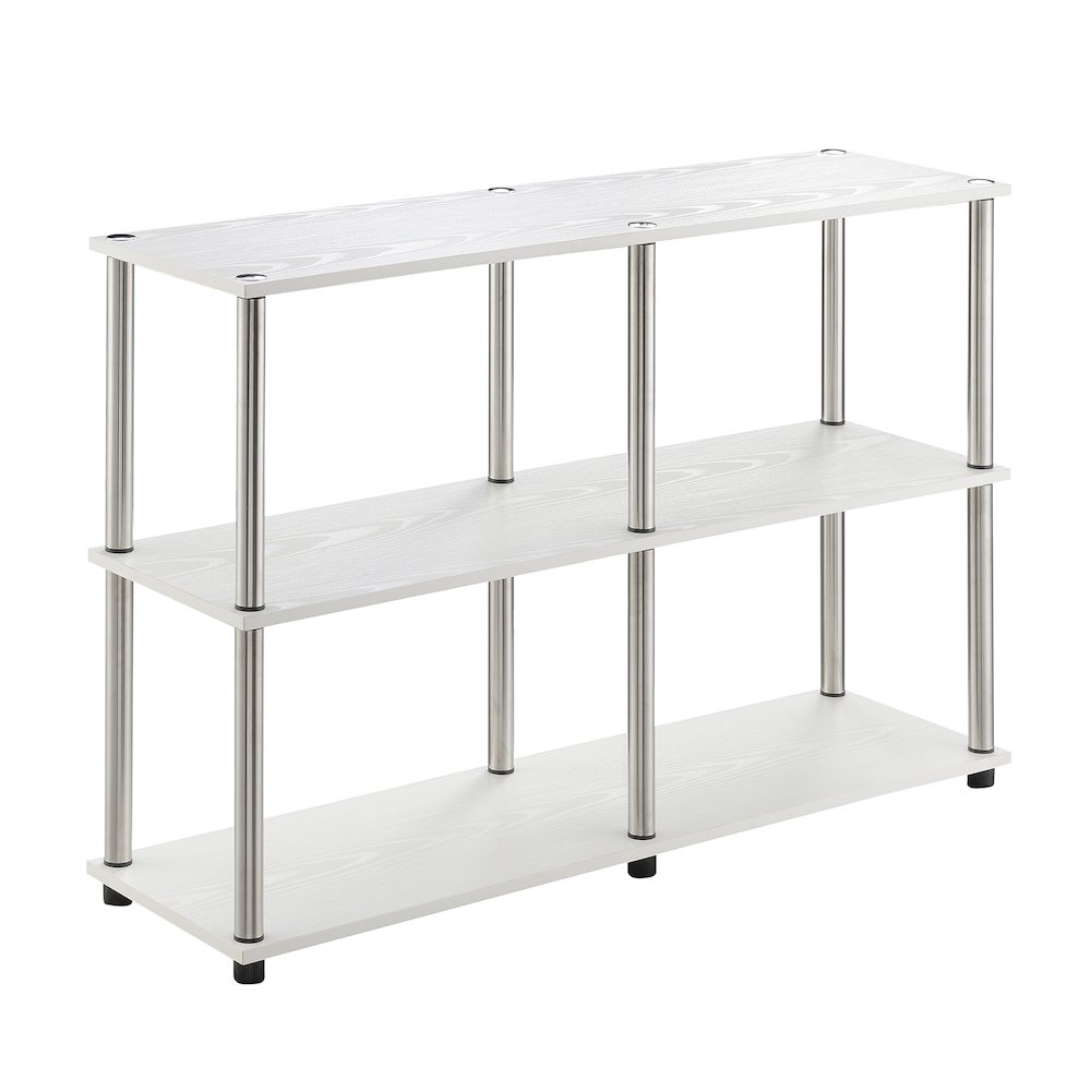 Designs2Go No Tools Console Table with Shelves, Goodies N Stuff