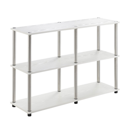 Designs2Go No Tools Console Table with Shelves, Goodies N Stuff