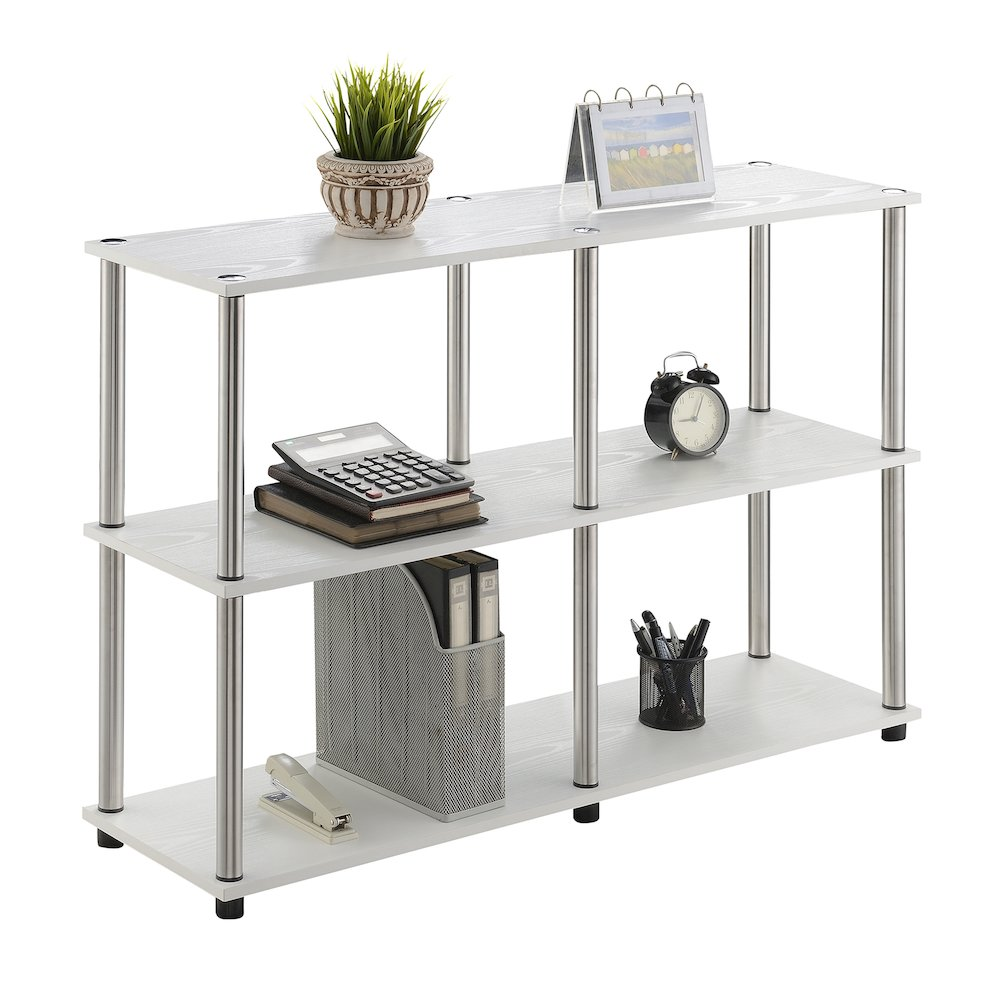 Designs2Go No Tools Console Table with Shelves, Goodies N Stuff