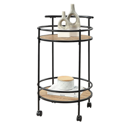 Designs2Go Charlie Serving Bar Cart, Goodies N Stuff