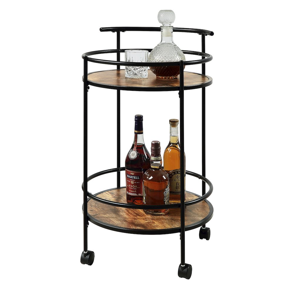 Designs2Go Charlie Serving Bar Cart, Goodies N Stuff