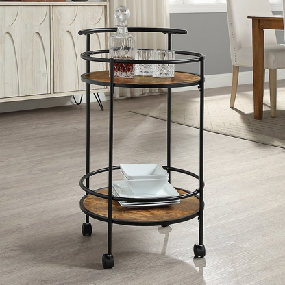 Designs2Go Charlie Serving Bar Cart, Goodies N Stuff