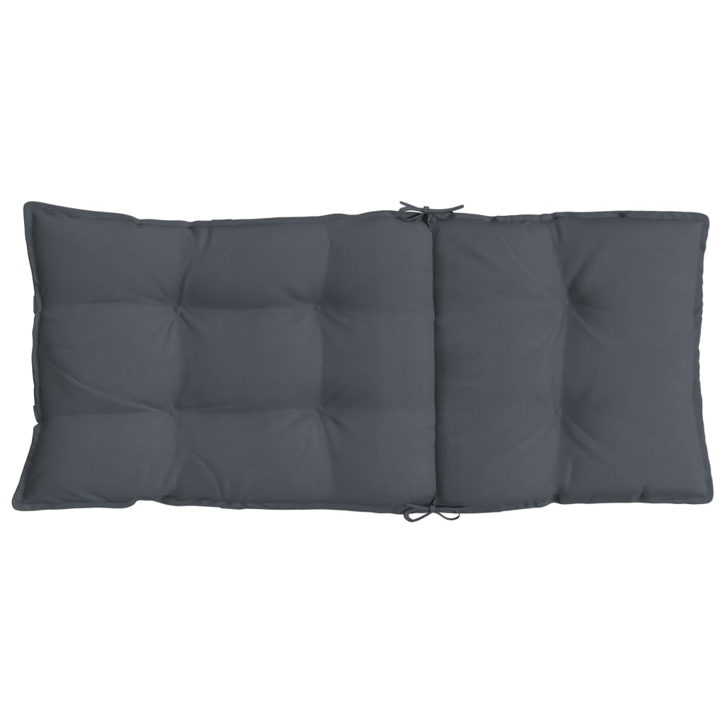 vidaXL Highback Chair Cushions 6 pcs Anthracite Oxford Fabric, Goodies N Stuff