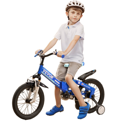 VEVOR Folding Toddler Balance Bike, 16" High-Carbon Steel Kids Bike with Adjustable Seat & Handlebar, Inflatable Tires, Portable Kids Balance Bicycle Gift for 5-8 Years Boys Girls, 99LBS Support, Goodies N Stuff