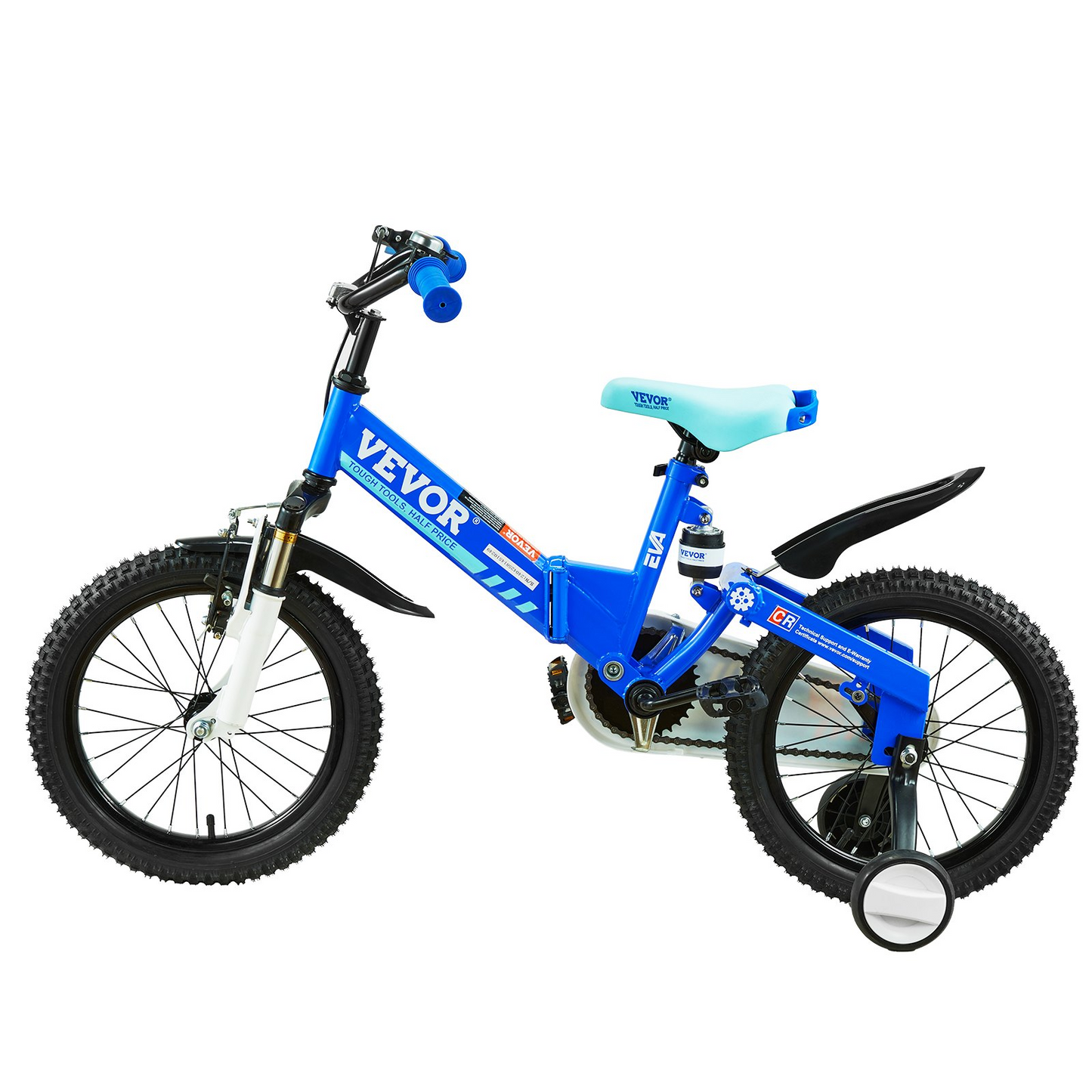 VEVOR Folding Toddler Balance Bike, 16" High-Carbon Steel Kids Bike with Adjustable Seat & Handlebar, Inflatable Tires, Portable Kids Balance Bicycle Gift for 5-8 Years Boys Girls, 99LBS Support, Goodies N Stuff