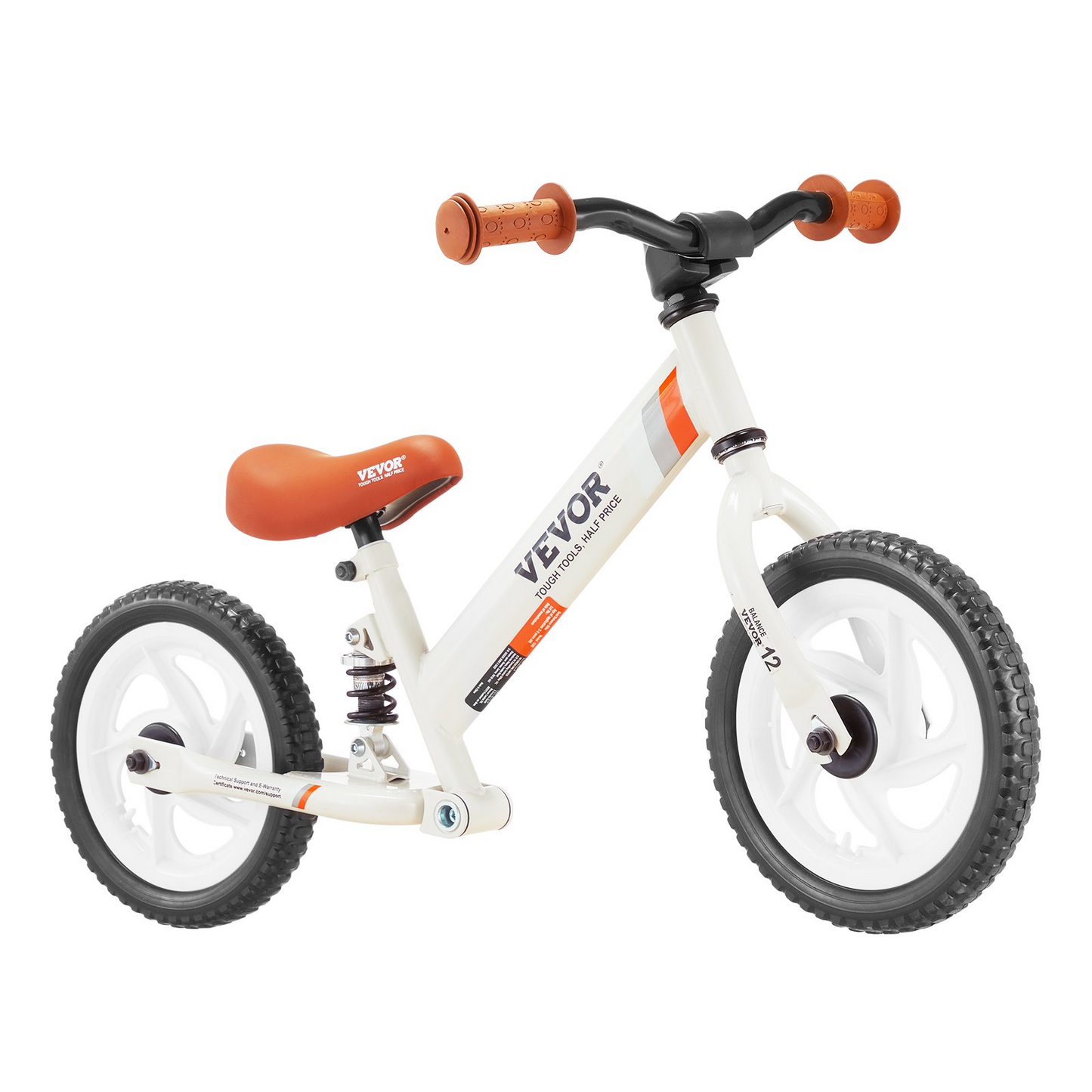 VEVOR Toddler Balance Bike, 12" Carbon Steel Kids Bike with Adjustable Seat & Handlebar, EVA Foam Tires, No Pedal Kids Balance Bicycle Gift for 1-5 Years Boys Girls, 55LBS Support, Goodies N Stuff