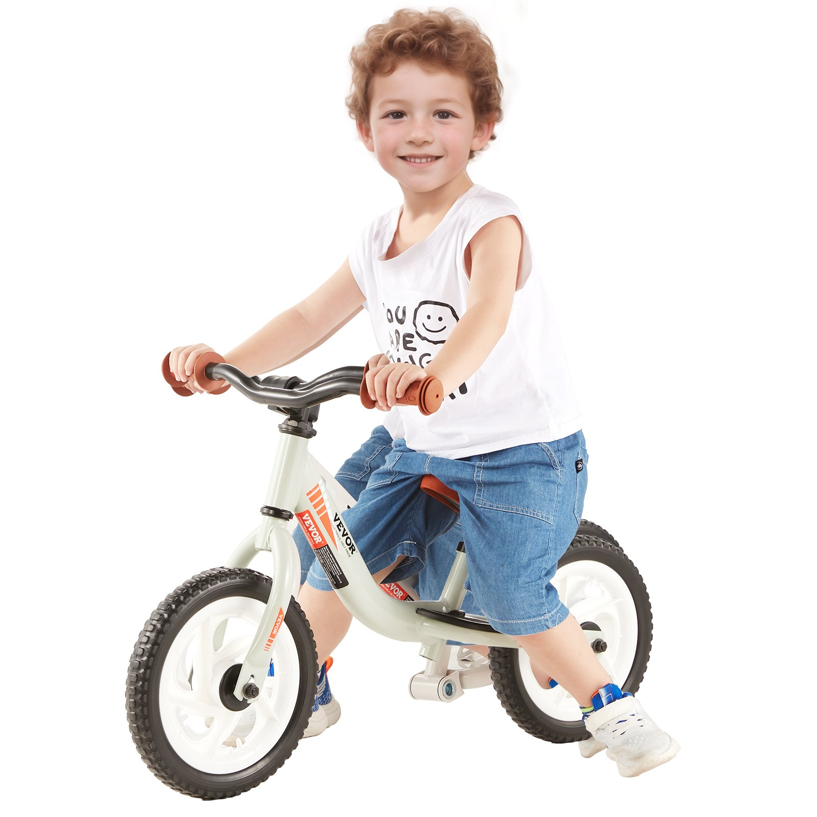 VEVOR Toddler Balance Bike, 12" Lightweight Aluminum Alloy Kids Bike with Adjustable Seat & Handlebar, EVA Foam Tires, No Pedal Kids Balance Bicycle Gift for 1-5 Years Boys Girls, 55LBS Support, Goodies N Stuff
