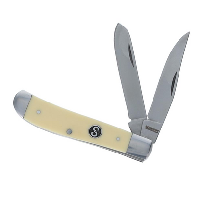 Scipio 2-Blade Pecos Trapper Pocket Knife, Goodies N Stuff