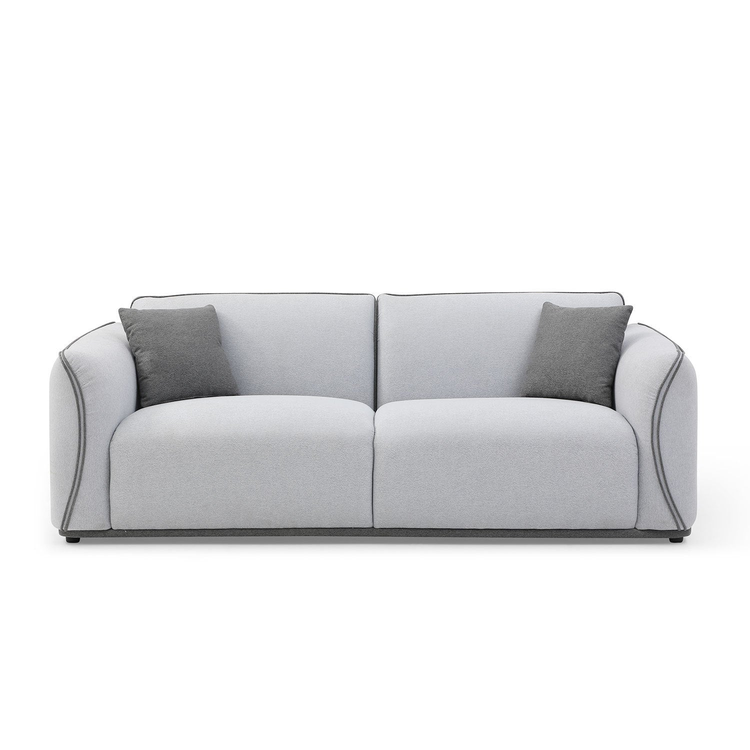 Grey Couch Upholstered Sofa, Modern Sofa for Living Room, Couch for Small Spaces., Goodies N Stuff