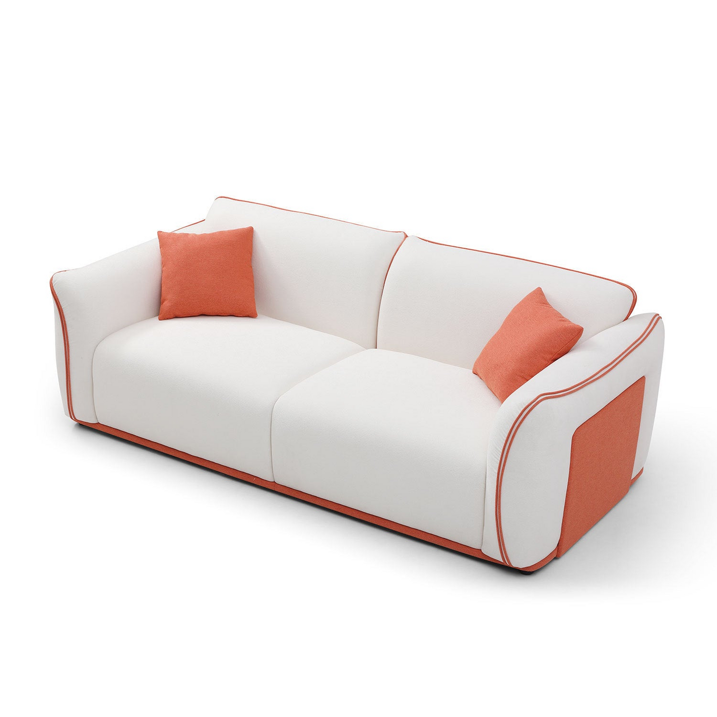 Beige Couch Upholstered Sofa, Modern Sofa for Living Room, Couch for Small Spaces., Goodies N Stuff