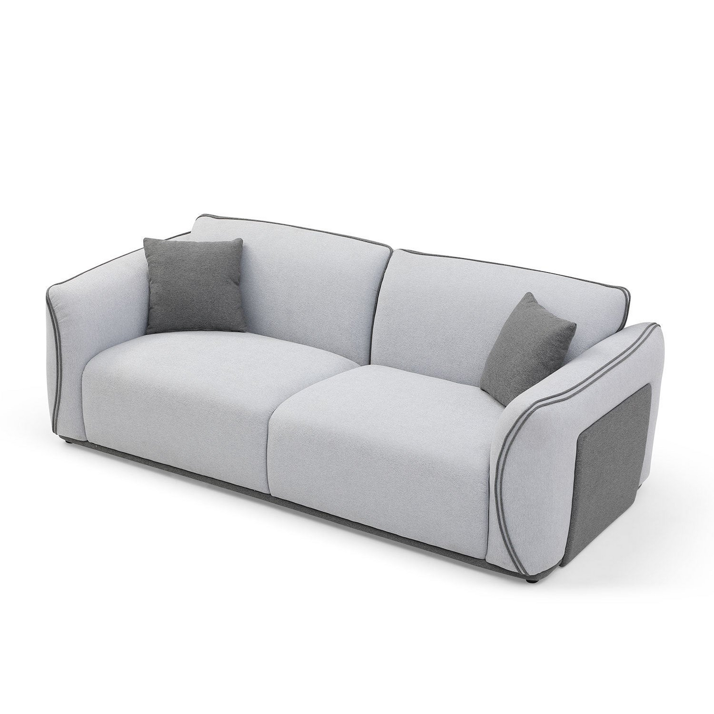 Grey Couch Upholstered Sofa, Modern Sofa for Living Room, Couch for Small Spaces., Goodies N Stuff