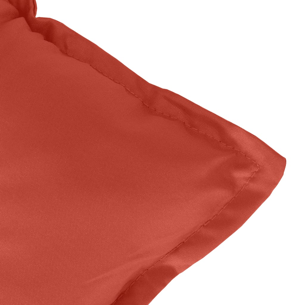 vidaXL Highback Chair Cushions 2 pcs Melange Red 47.2"x19.7"x2.8" Fabric, Goodies N Stuff