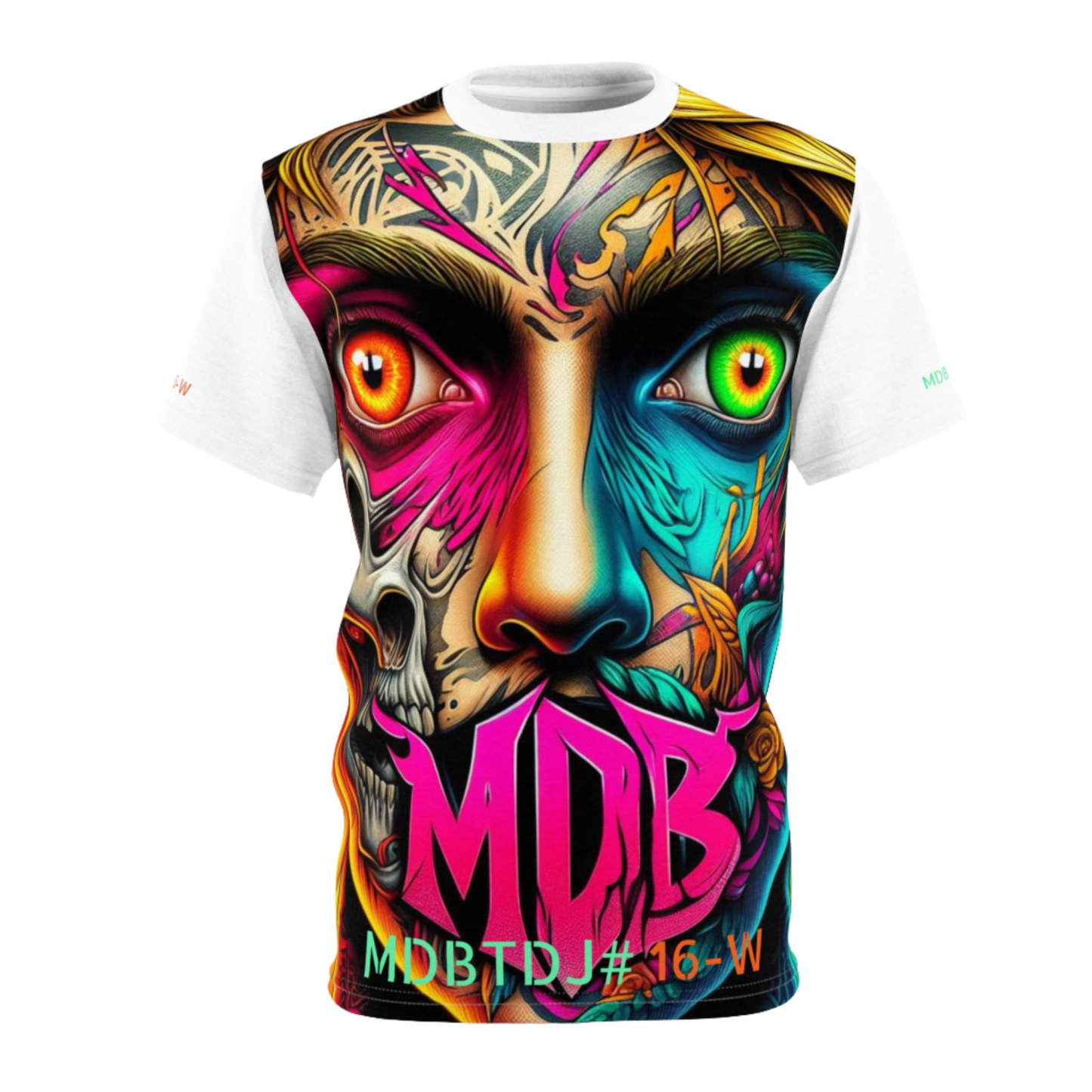 MDBTDJ#16-W Premium Art Tee Shirt - Tattooed Dj's Limited Edition - Unisex