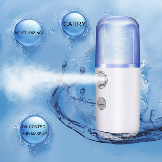 Nano Mist Facial Sprayer Beauty Instrument USB Face Steamer Moisturizing Beauty, Goodies N Stuff