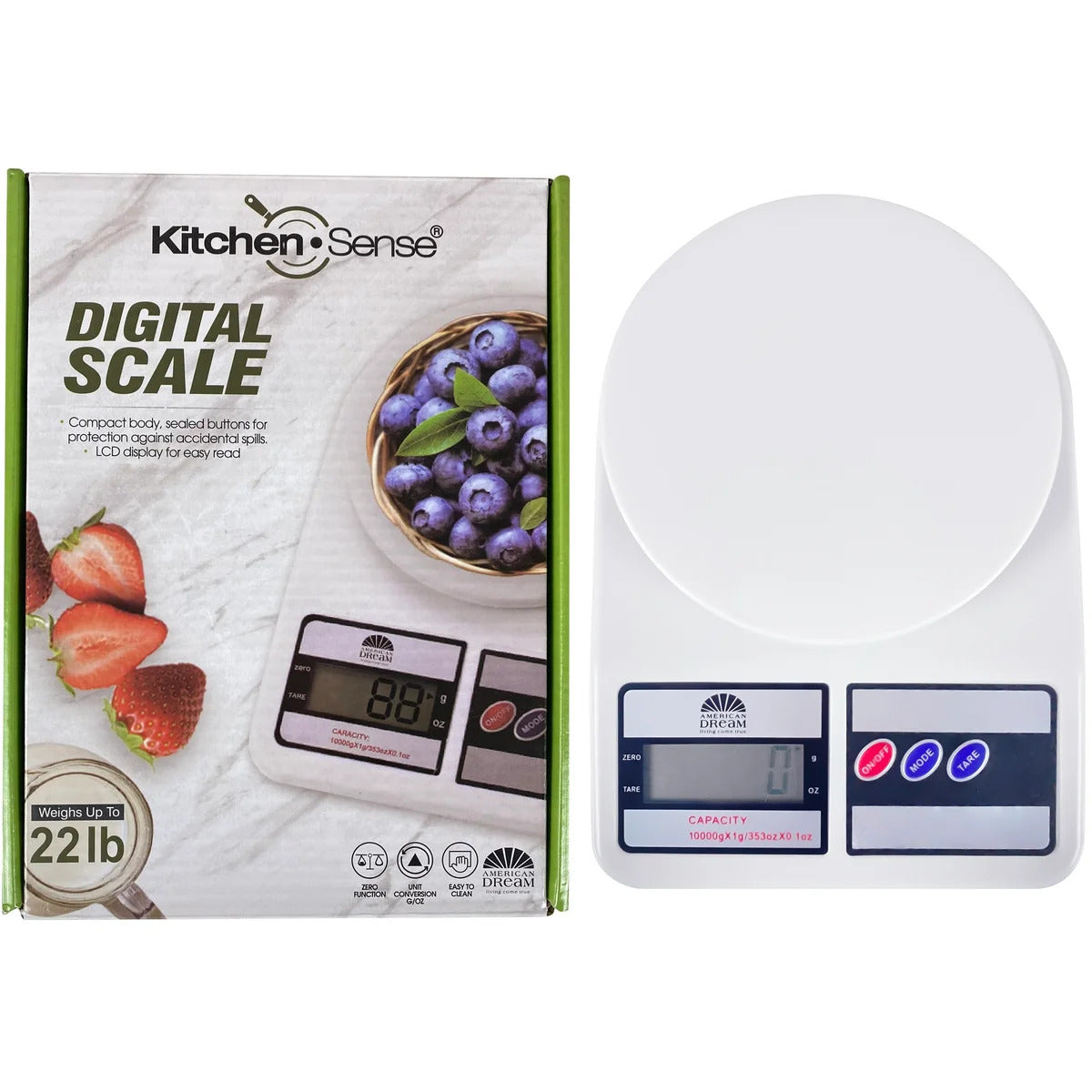 Kitchen Food Scale for Baking and Cooking, Goodies N Stuff