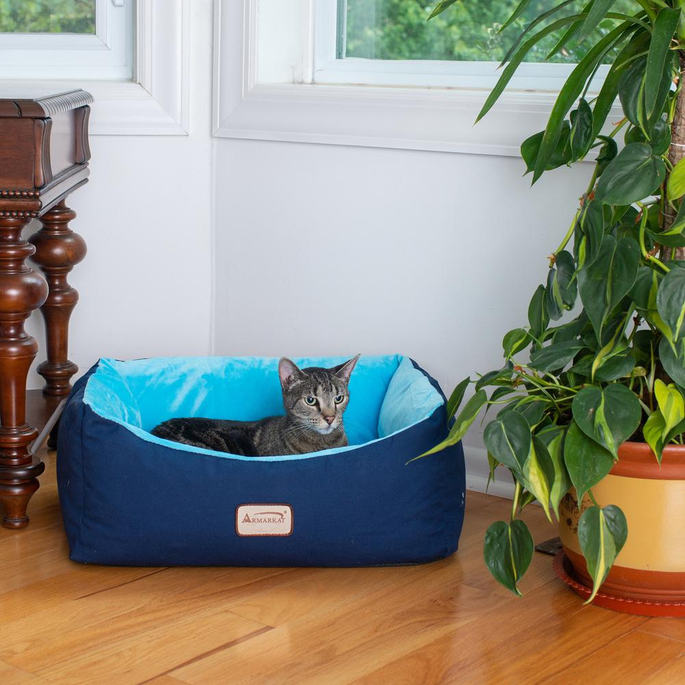 Armarkat Pet Bed Model C09HSL/TL               Blue, Goodies N Stuff