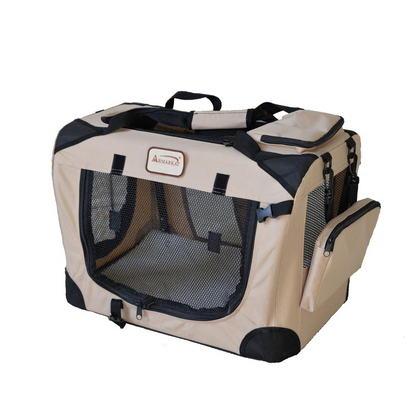 Armarkat Pet Carrier Beige, PC201B, Multiple Pockets - Comfortable and Convenient Pet Travel Solution, Goodies N Stuff