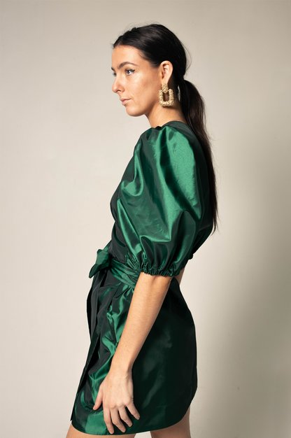 Glimmer Green Wrap Dress, Goodies N Stuff