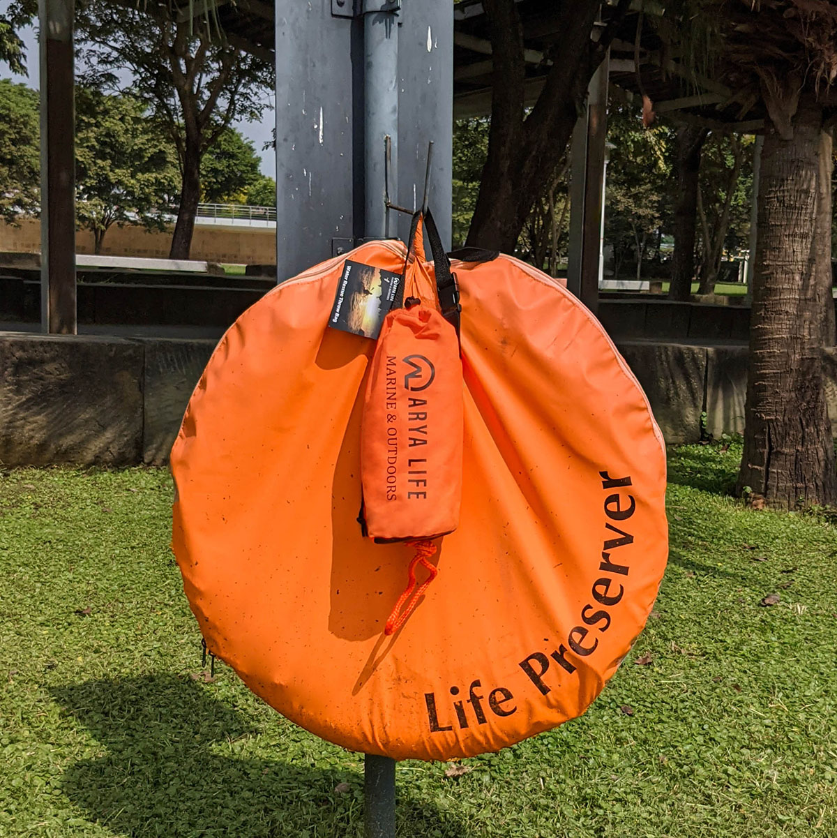 Arya Life Throw Rope Rescue Bag with 70ft of Marine Rope - High Visibility & Durable, Goodies N Stuff