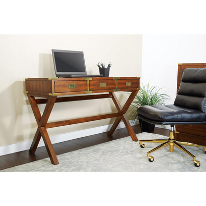 Wellington 46" Desk with Power in Toasted Wheat Finish, WELP4630-TW, Goodies N Stuff