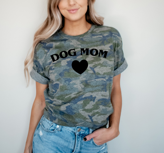 Dog Mom Heart Tee, Goodies N Stuff