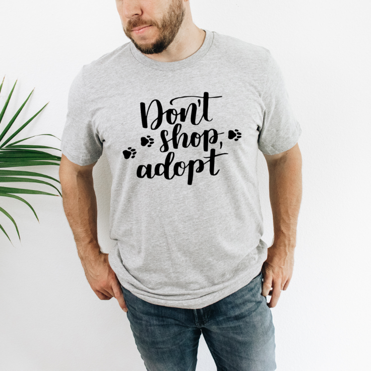Don't Shop Adopt Shirt, Goodies N Stuff