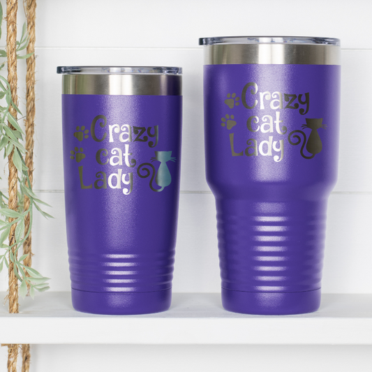 You Won't Mind Being The Crazy Cat Lady With This Pawsome Tumbler, Goodies N Stuff