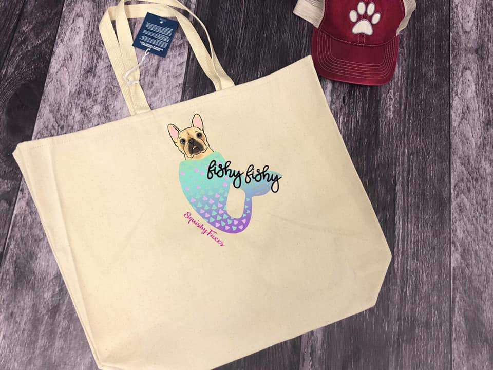 Dog Print Tote Bag | Custom Beach Bag - Adorable and Functional Pet Lover Gift, Goodies N Stuff