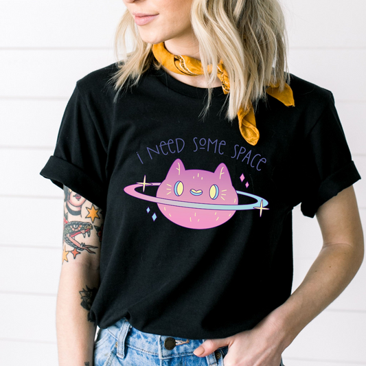 I Need Some Space Cat Planet Shirt, Goodies N Stuff