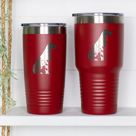 SRGDRR Floppy Ear Great Dane Tumbler - Keep Your Drinks Hot or Cold, Goodies N Stuff