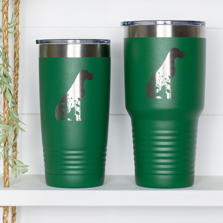 SRGDRR Floppy Ear Great Dane Tumbler - Keep Your Drinks Hot or Cold, Goodies N Stuff