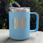 Save Rocky the Great Dane Rescue and Rehab Floppy Ear Great Dane Mandala Mug - Support a Great Cause, Goodies N Stuff