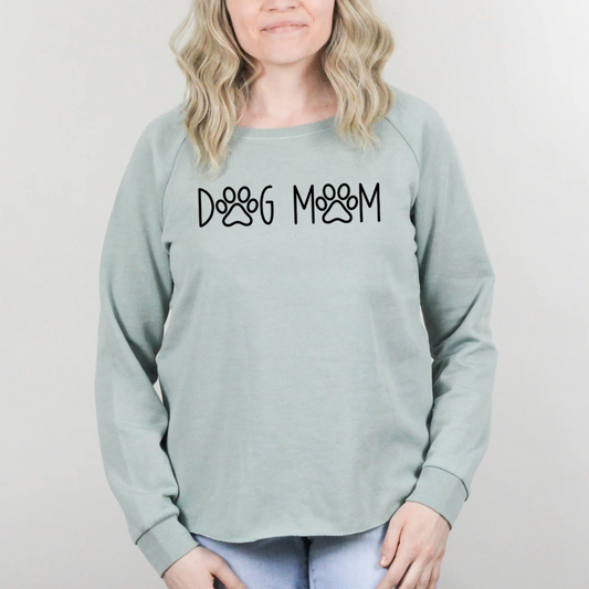 Dog Mom Paw Outline Sweatshirt, Goodies N Stuff