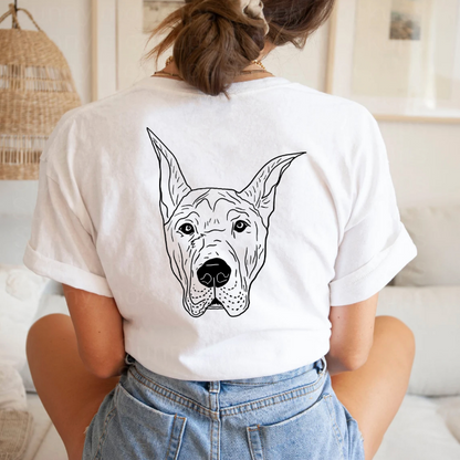 Dog Mom Custom Face Shirt, Goodies N Stuff